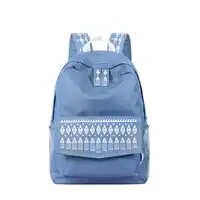Canvasartisan 女性のバックパックバッグ色スリムカレッジランドセル女性防水旅行デイパックノートパソコンのバックパック