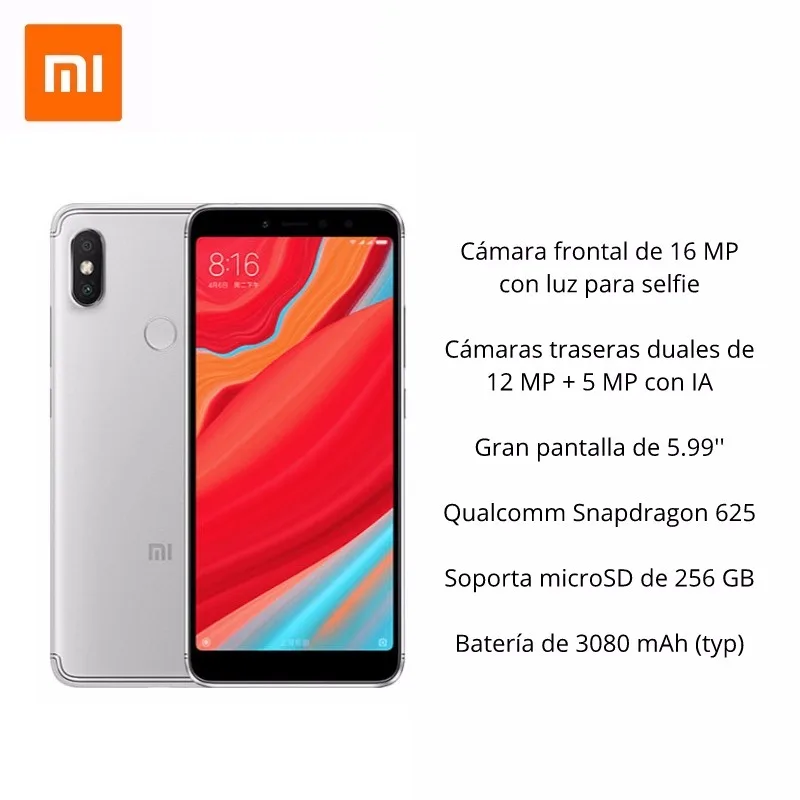 [Versión Española] Smartphone Xiaomi Redmi S2 (Memoria interna de 32B, RAM de 3GB, Cámara frontal 16 MP, Gran pantalla de 5,99\