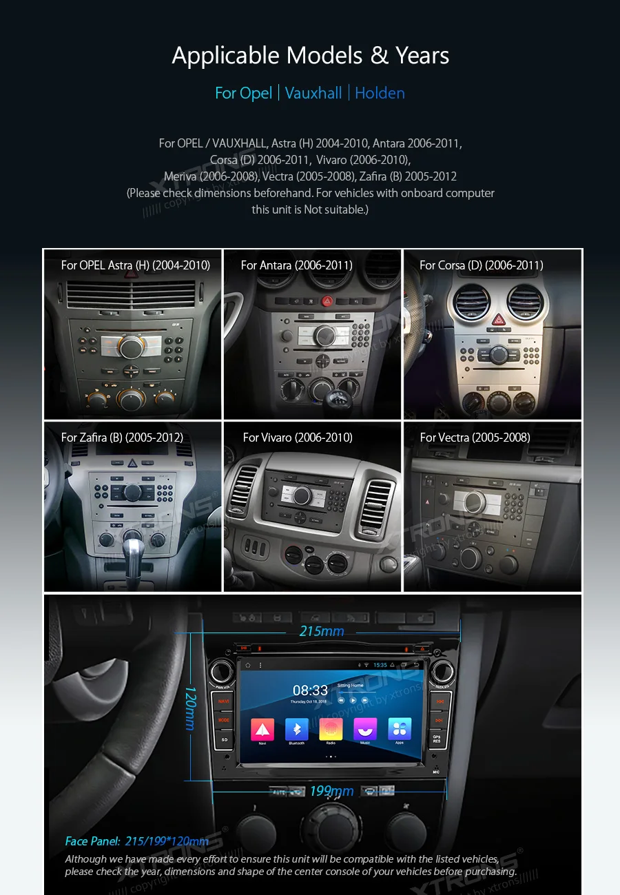 Sale XTRONS Android 8.1 Car Radio DVD Player GPS for OPEL Vauxhall Antara Corsa D 2006 2007 2008 2009 2010 2011 Vivaro Vectra Zafira 3 Sale XTRONS Android 8.1 Car Radio DVD Player GPS for OPEL Vauxhall Antara Corsa D 2006 2007 2008 2009 2010 2011 Vivaro Vectra Zafira 3