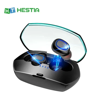 

Bluetooth 5.0 Wireless Earphone TWS Sport Headphones Handsfree Earbuds Blutooth Headset Earbud Mini Earphones Case For Phone