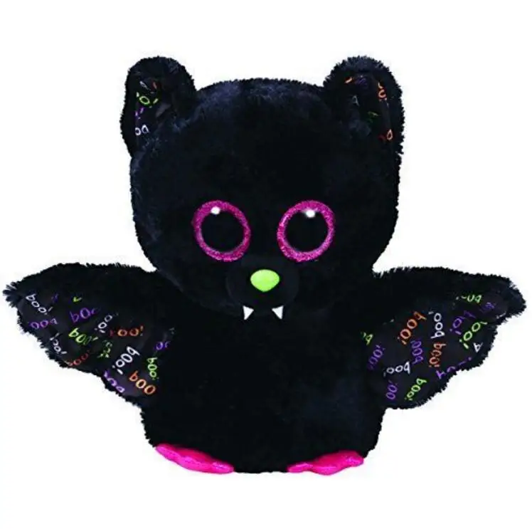 

6" TY Beanie Boo's 15cm Dart Halloween Bat Big Glitter Eye Plush Stuffed Animal Collectible Toy Christmas Gift For Kids