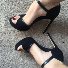 New Women Super High Platform Sandals Lady 14 cm Stiletto Heel Platform Women Dress Sandals Women Party Dress Shoes Peep Toe New Women Super High Platform Sandals Lady 14 cm Stiletto Heel Platform Women Dress Sandals Women Party Dress Shoes Peep Toe