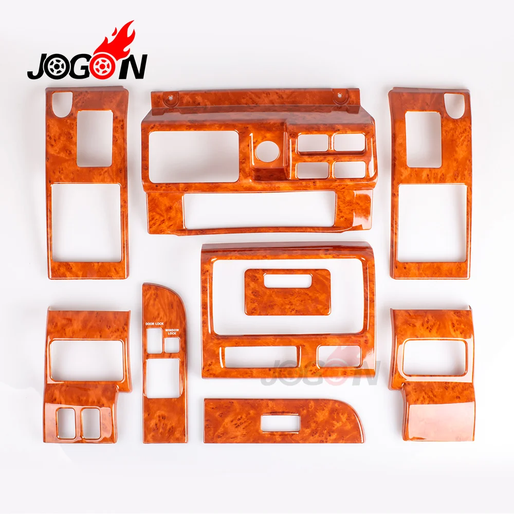 

Interior Front Dashboard Central Console Air Vent Panel Armrest Wood Cover Trim For Toyota Land Cruiser 79 FJ79 LC79 Pick-up