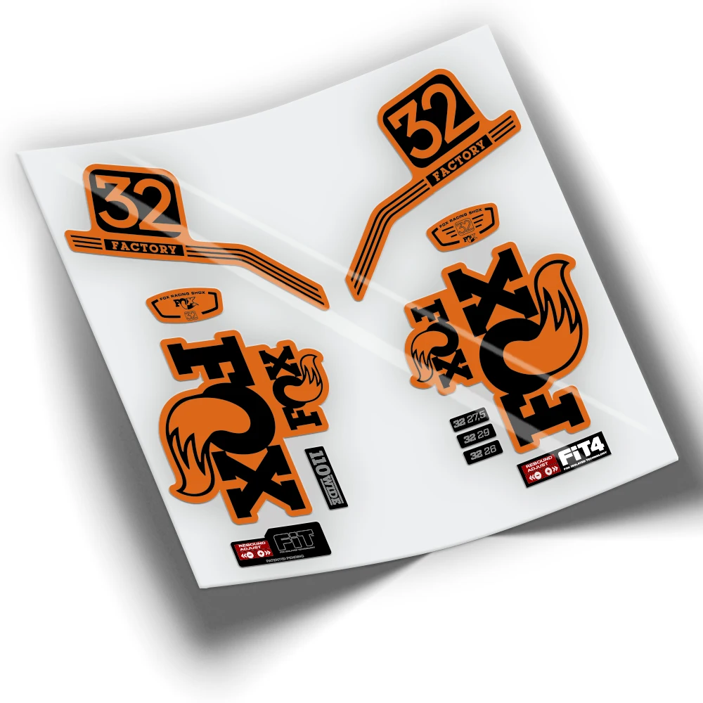 Pegatinas Della Clip Della Forcella Fox 32 Pro Issue Series Wp234