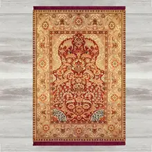 Еще Коричневый Красный винтажный этнический 3d принт турецкий исламский мусульманский молитвенные коврики с кисточками Противоскользящий современный молитвенный коврик Рамадан Eid подарки