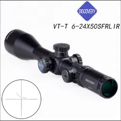 Обнаружение FFP 6-24X50SFIR Тактический первая фокальная плоскость Riflescope открытый охотничий прицел оптический прицел