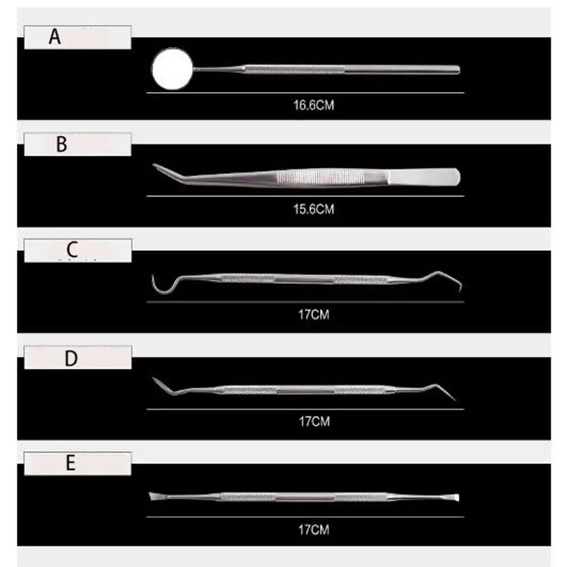 Стоматологические Инструменты для снятия зубного камня принадлежности для здоровья собак стоматологические инструменты инструмент для удаления зубного камня ветеринарные иглы двойная головка para E