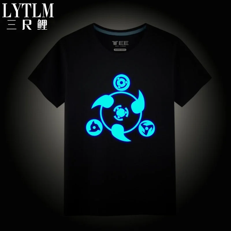 

LYTLM Anime Naruto Clothes for Kids Japanese Anime T Shirts Naruto Shirt Girl Neon Tops Steampunk Harajuku Boys Tshirt 12 years