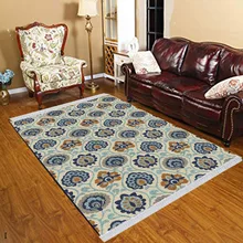 Else Nordec черно-белый ikat скандинавский геометрический 3d принт Противоскользящий килим моющийся декоративный килим Площадь Ковер богемный ковер