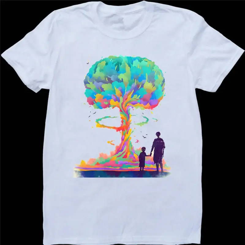 Customize Tee Shirts Regular Anti Nuclear Power Atomic Colour  Crew Neck Short-Sleeve Mens Tee Shirt
