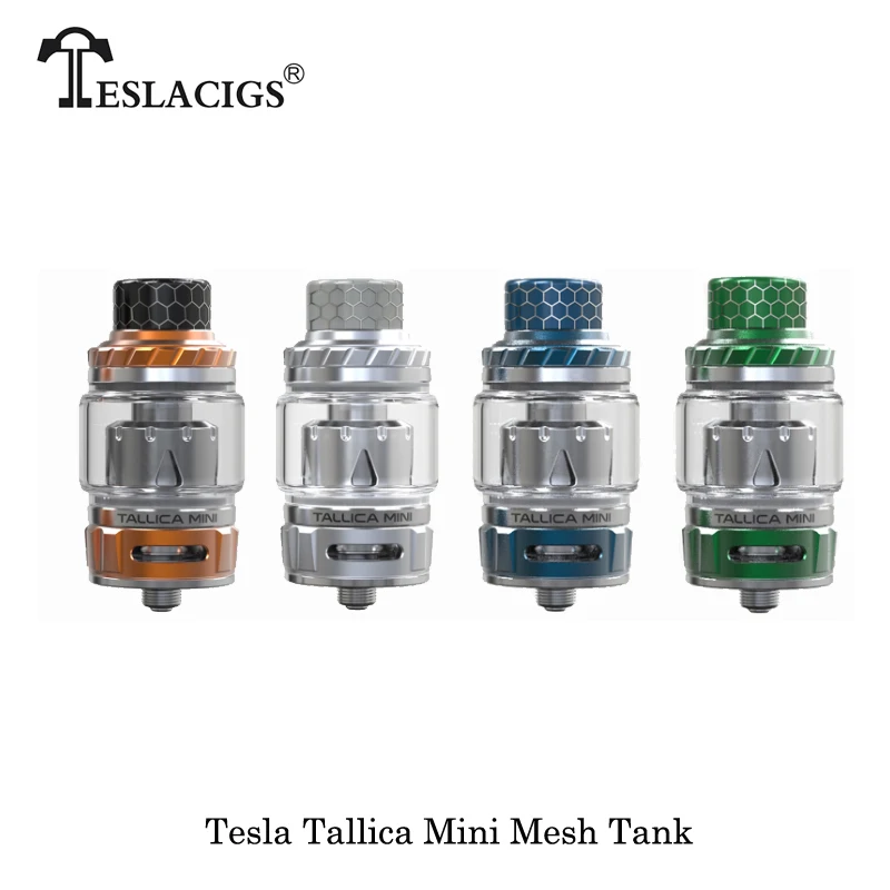 Электронная сигарета Tesla Tallica Mini сетчатый Бак 4 мл/6 мл бак Sub ohm с катушкой 0 18 Ом