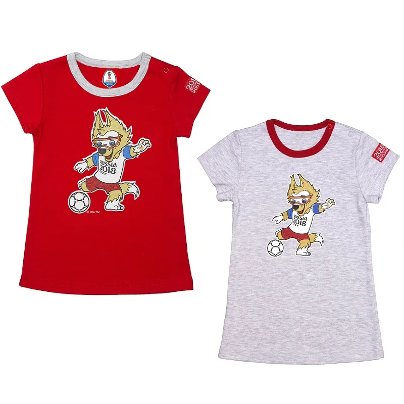 Dresses FIFA WORLD CUP RUSSIA 2018 for girls F1-6D Dress Kids Sundress Baby clothing Children clothes fifa world cup russia 2018 пазл города москва 03795