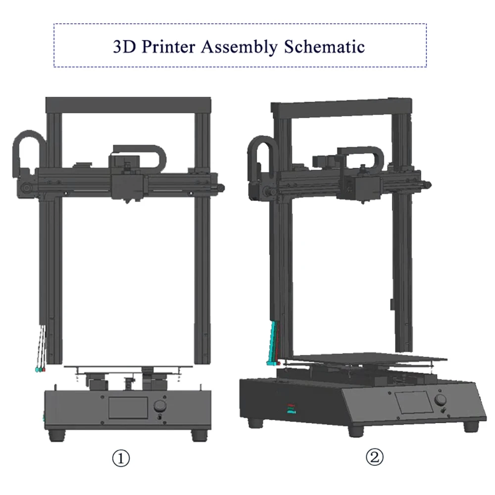 Ortur завод Ortur4 небольшой сборка Размеры OEM 3d принтер 12864 ЖК-принтер 3d Автоматическое выравнивание постели промышленный дизайн 3d принтер