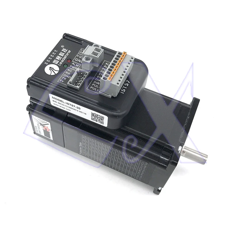 

Leadshine NEMA23 Integrated servo IST57-20 or iST-2320 2NM 20~36VDC make up a open loop system 15 kind micro-steps DSP design