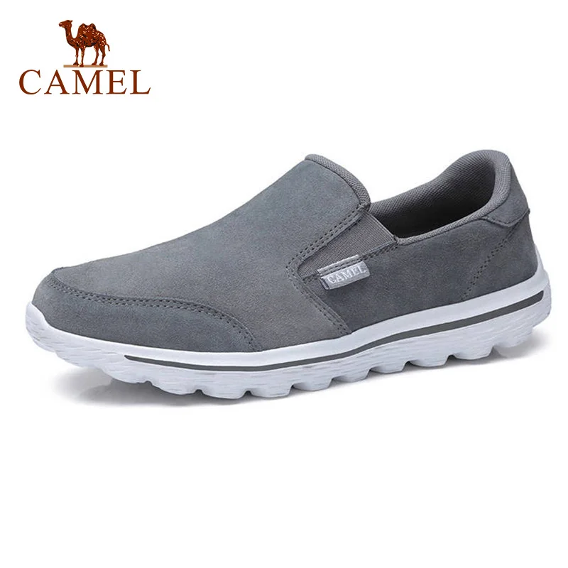 CAMEL New Men's Casual Shoes Leather Lightweight Sets of Feet Men's Cushioning Sole Comfortable Loafers Flats CAMEL New Men's Casual Shoes Leather Lightweight Sets of Feet Men's Cushioning Sole Comfortable Loafers Flats