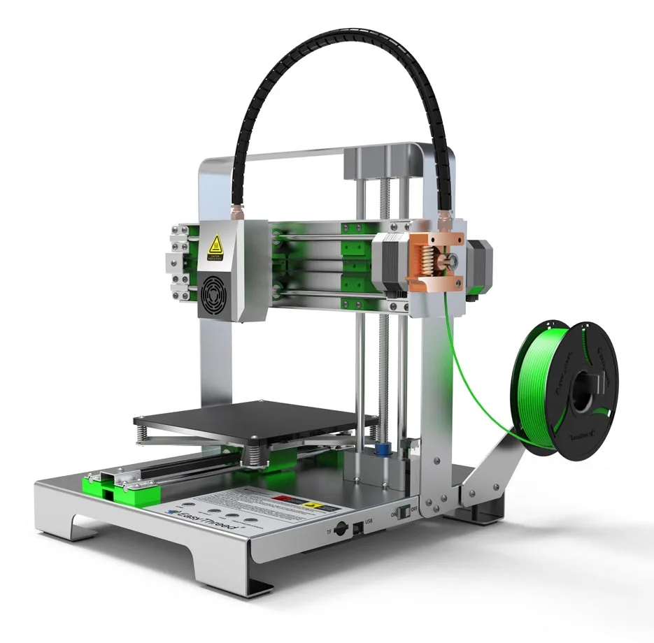 Easythreed Mercury модуль DIY металлический каркас высокая точность хобби DIY 3d принтер точность портативный 3d принтер - Цвет: Plastic part green