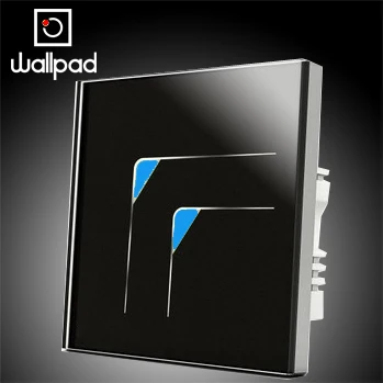 

Black Crystal Glass 2 gangs 2 way LED light switch touch 110V~220V Waterproof Led touch wall switch Wallpad Free Shipping