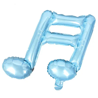 2 шт музыкальные нот воздушные шары для воздушный шар для детей Алюминиевая Фольга Красочный гелиевый воздух баллон день рождения украшения поставки