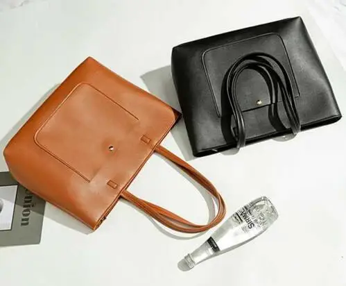 

Female bag simple style women's tote big bag vintage messenger shoulder bag office lady handbag huy7767sd