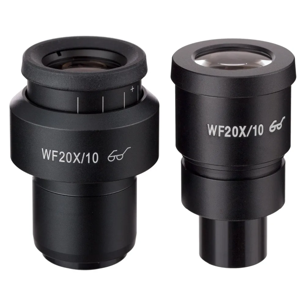 Бесплатная доставка AmScope пара Экстрим Widefield 20X окуляры (30 мм) с одним