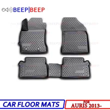 Для Toyota Auris 2013-автомобильные коврики, ковры, автомобильные коврики, водонепроницаемые пылезащитные автомобильные стильные украшения интерьера