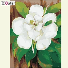 Картина цветок DIY картина по номерам Акриловая картина ручной работы картина маслом на холсте для домашний декор, произведение искусства