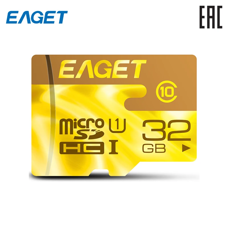 Карта памяти EAGET F2 32G MicroSDHC 32 ГБ|Карты памяти| |