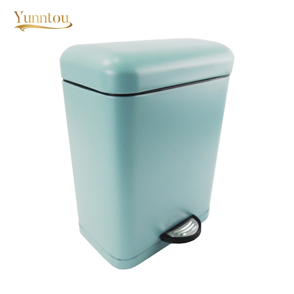 Rectangle Trash Can Office Home Bathroom Kitchen Waste Bin 5L Garbage Storage Box Dustbins Paper Basket Cleaning Tools | Дом и сад