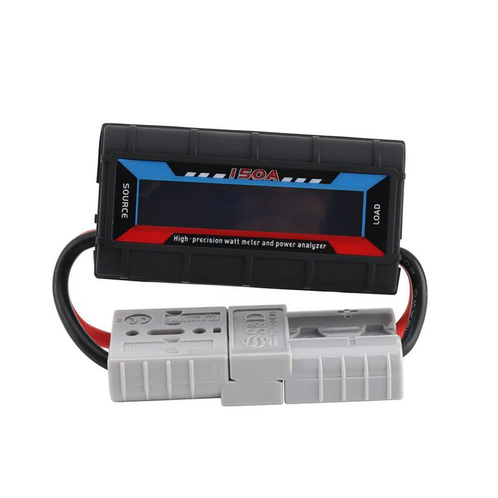 

150A Watt Power Analyzer Meter LCD Digital Volt Solar Amp Plug Operates 4V-60V