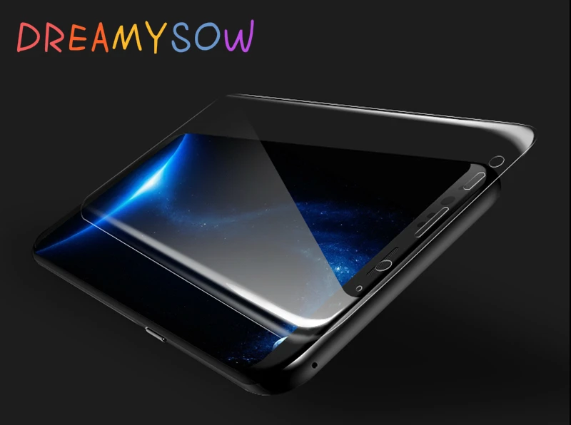 

Soft Front Screen Protector For Samsung Galaxy S8 plus Mini Note 8 S7 Note edge S6 edge Transparent Film Full Cover DREAMYSOW