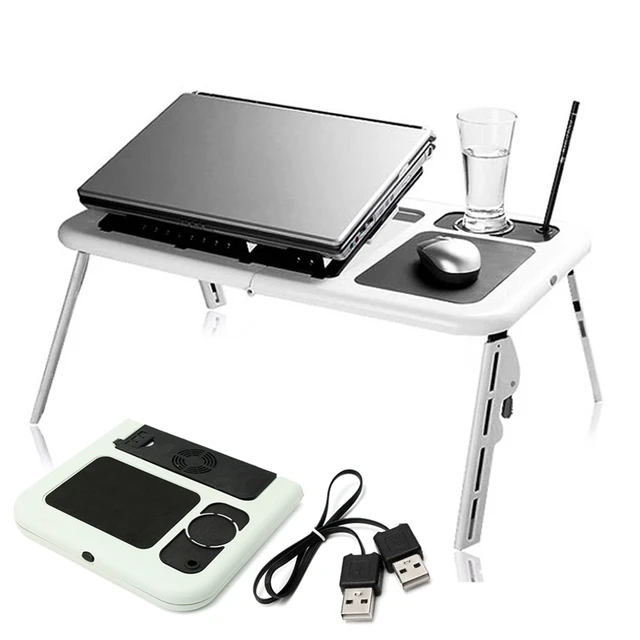 Adjustable Folding Laptop Table E Table With Tray Cooling Fans Stand Home Portable Laptop Desk Bed Sofa Stand New Lapdesk Adjustable Folding Laptop Table E Table With Tray Cooling Fans Stand Home Portable Laptop Desk Bed Sofa Stand New Lapdesk