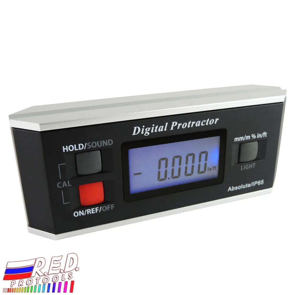  Angle Finder Level Digital Protractor Inclinometer Magnetic V-Groove 0~360 degree with Backlight In