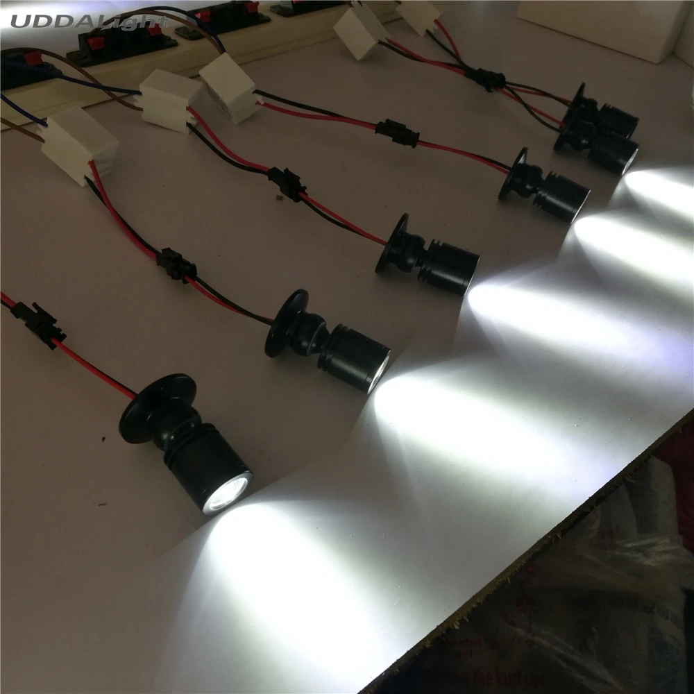 Регулируемые светодиодные лампы Dia20mm для шкафа 1 3 Вт 30%|downlight led|downlight blackdownlight mini |