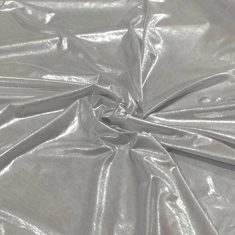 Трико с тонким покрытием, 150 см ширина, непрерывный крой, растягивается в 4 направлениях, спандекс, лайкра ткань купальники, танцевальные костюмы бифлекс блестящий