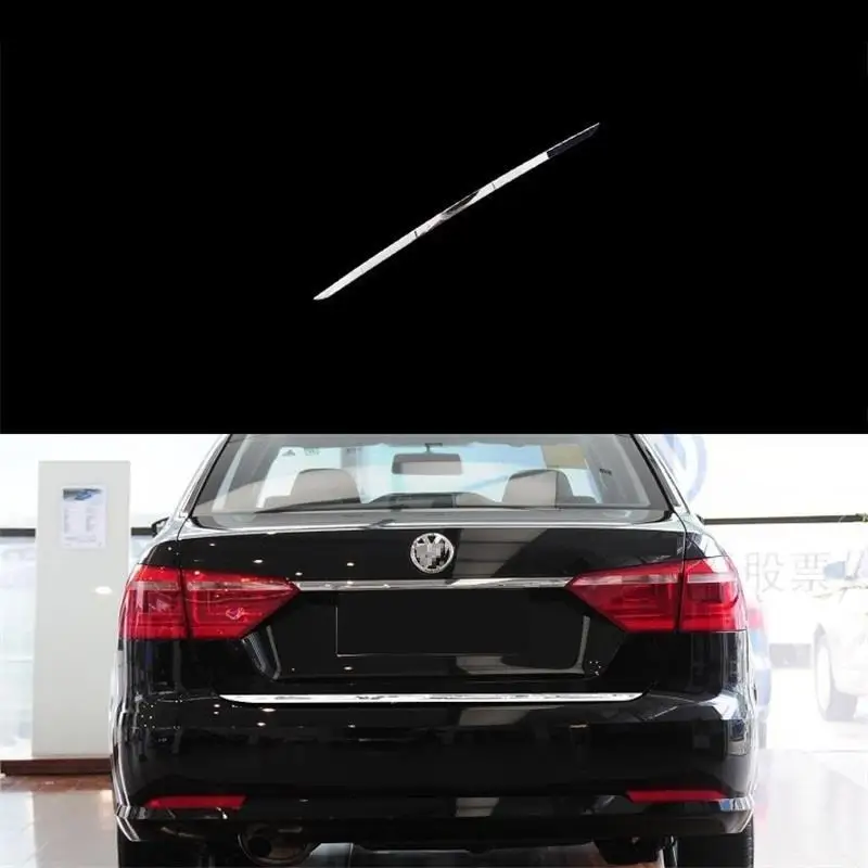 

Trunk Rear Panels Foot Pedal exterior decorative car styling bright sequins covers protecter 13 14 FOR Volkswagen Lavida