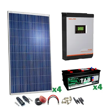 

Kit Solar 48v 1000w Inversor Hibrido 5KW