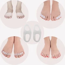 2-5 löcher 2 Teile/satz Silikon Schutz Toe Separator Corrector Bunion Daumen Valgus Schutz Verhindert Nagel Werkzeuge Fuß Pflege