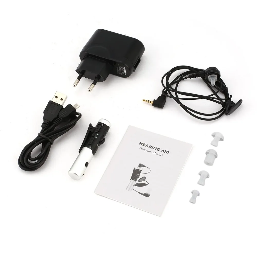 Cena A 60 akumulator aparat słuchowy regulowany ton w uchu wzmacniacz dźwięku głosu pielęgnacja uszu zestaw aparatów słuchowych dla osób starszych głuchych