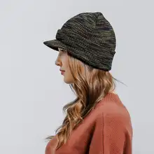 Женские повседневные шапочки Skullies, теплые вязаные шапки Gorros, женские шапки осень/зима