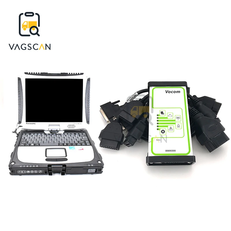 Высокопроизводительный диагностический сканер Toughbook CF19 Vocom 88890300 Tech Tool 2 7 для