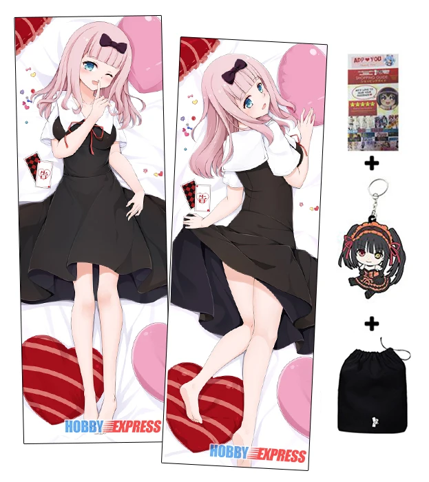 Хобби Экспресс Chika Fujiwara Kaguya sama Love is War Dakimakura Japanese Otaku Waifu обнимающая наволочка для