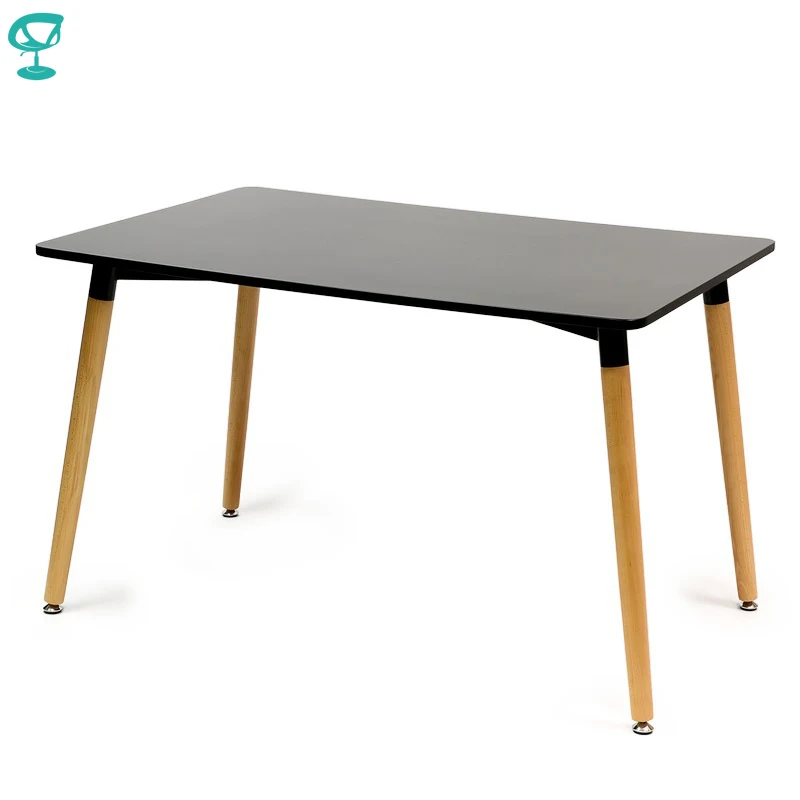94924 Barneo T-10 MDF الداخلية عشاء الجدول طاولة بار أثاث المطبخ طاولة طعام الأسود شحن مجاني في روسيا