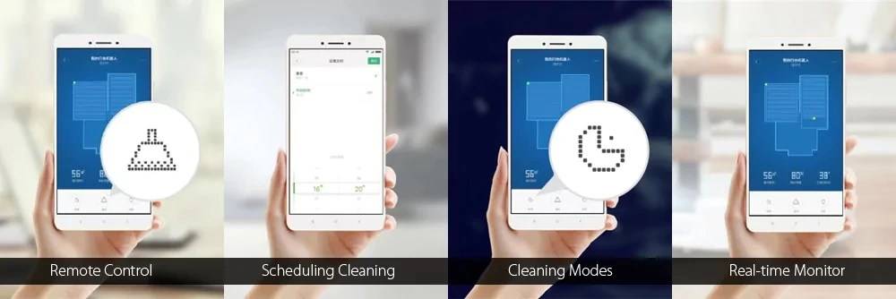 Умный пылесос, приложение 1-го поколения с дистанционным управлением, литий-ионный аккумулятор 5200 мАч и автоматическая зарядка для дома