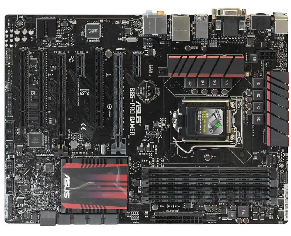 Socket LGA 1150 For ASUS B85-PRO GAMER Original Used Desktop for Intel B85 Motherboard DDR3 USB3.0 SATA3 PCI-E3.0 | Компьютеры и офис