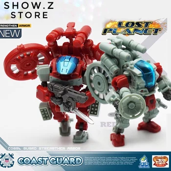 

[Show.Z Store] MechFansToys Mech Fans Toys MFT Lost Planet Coast Guard CG01 White Shark & CG02 Red Dragon Action Fig