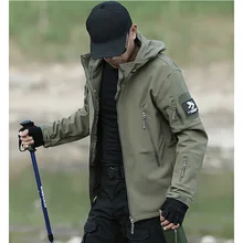 Tactique imperméable veste hommes peau de requin doux Shell militaire Camoufalge manteau chasse pêche Outwear coupe-vent vestes hommes