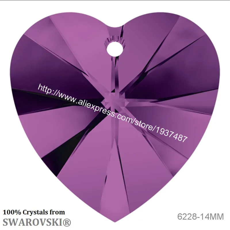 Подвеска в виде сердца с кристаллами Сваровски 6228 14 4x14 мм|diy pendant|pendant diypendant swarovski |