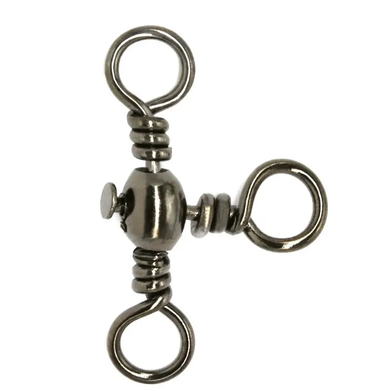 

10/20pcs 3 Way Fishing Swivels Cross Line Swivel Barrel Swivels Cross Line Carp Fishing Tackle Emerillones Pesca
