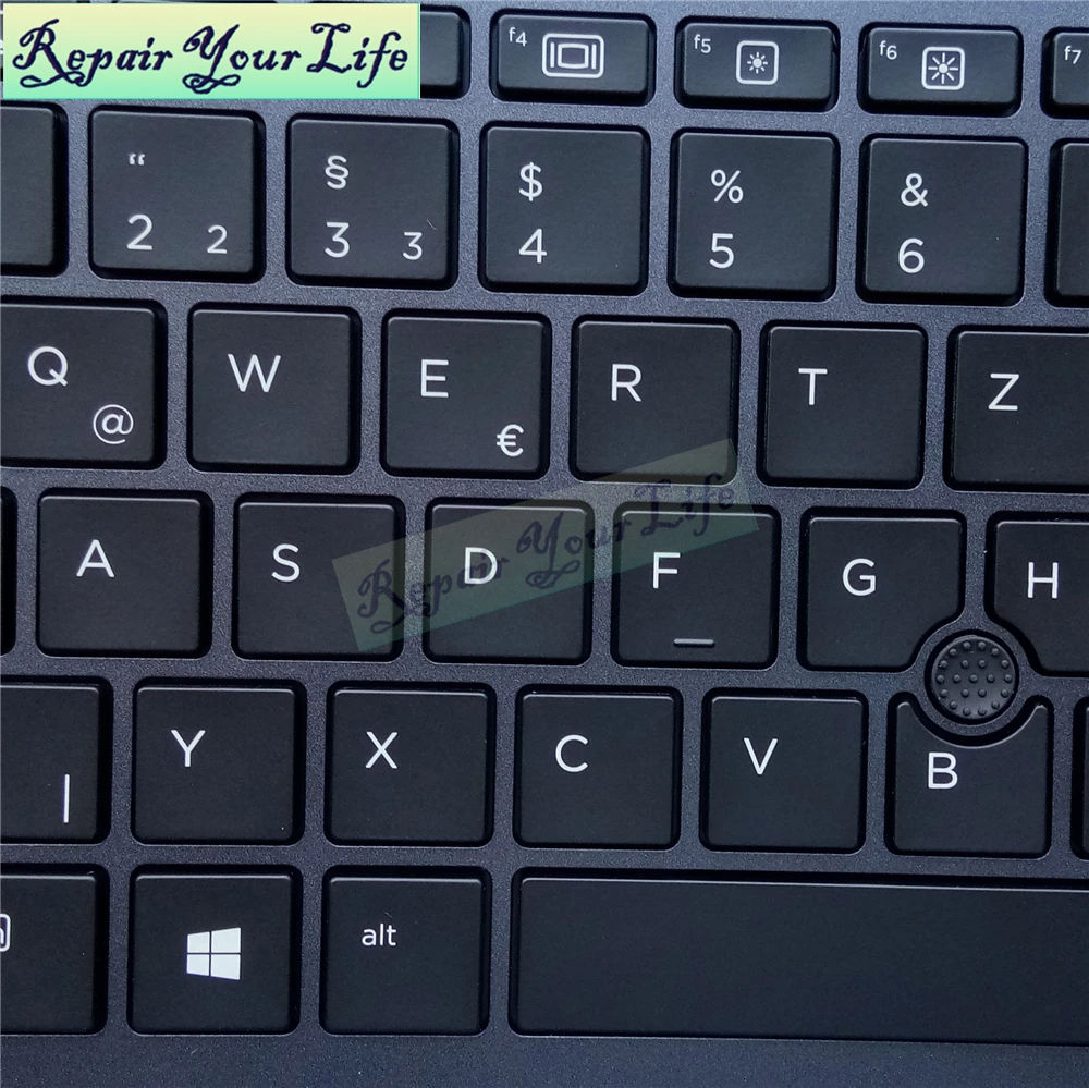 Немецкая клавиатура для ноутбука HP ZBOOK 15 G3 17 G4 GR оригинальная качественная черная
