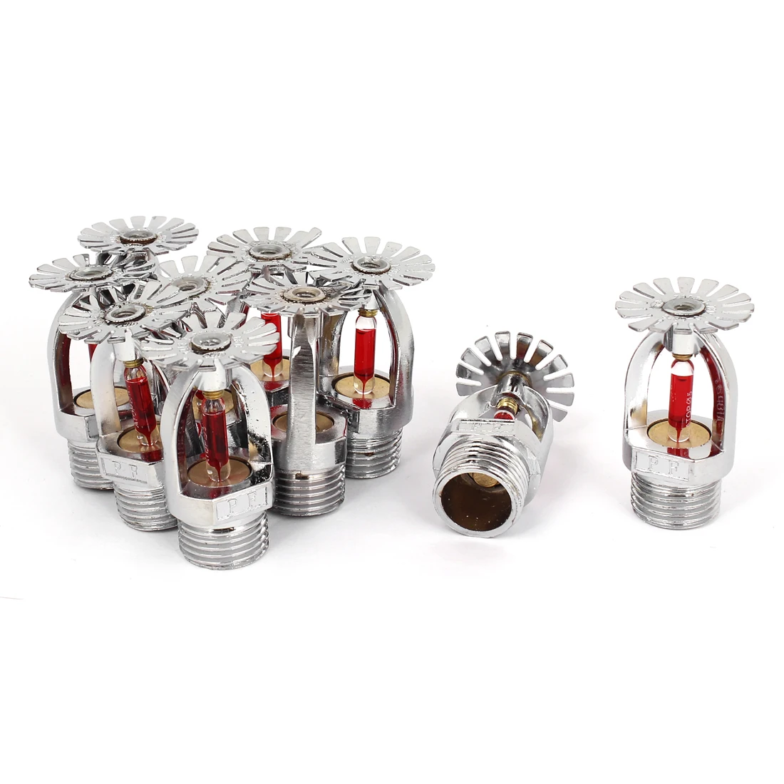 UXCELL 10 Pcs 5Mm Glass Bulb 20Mm Thread Pendent Water Sprayer Fire